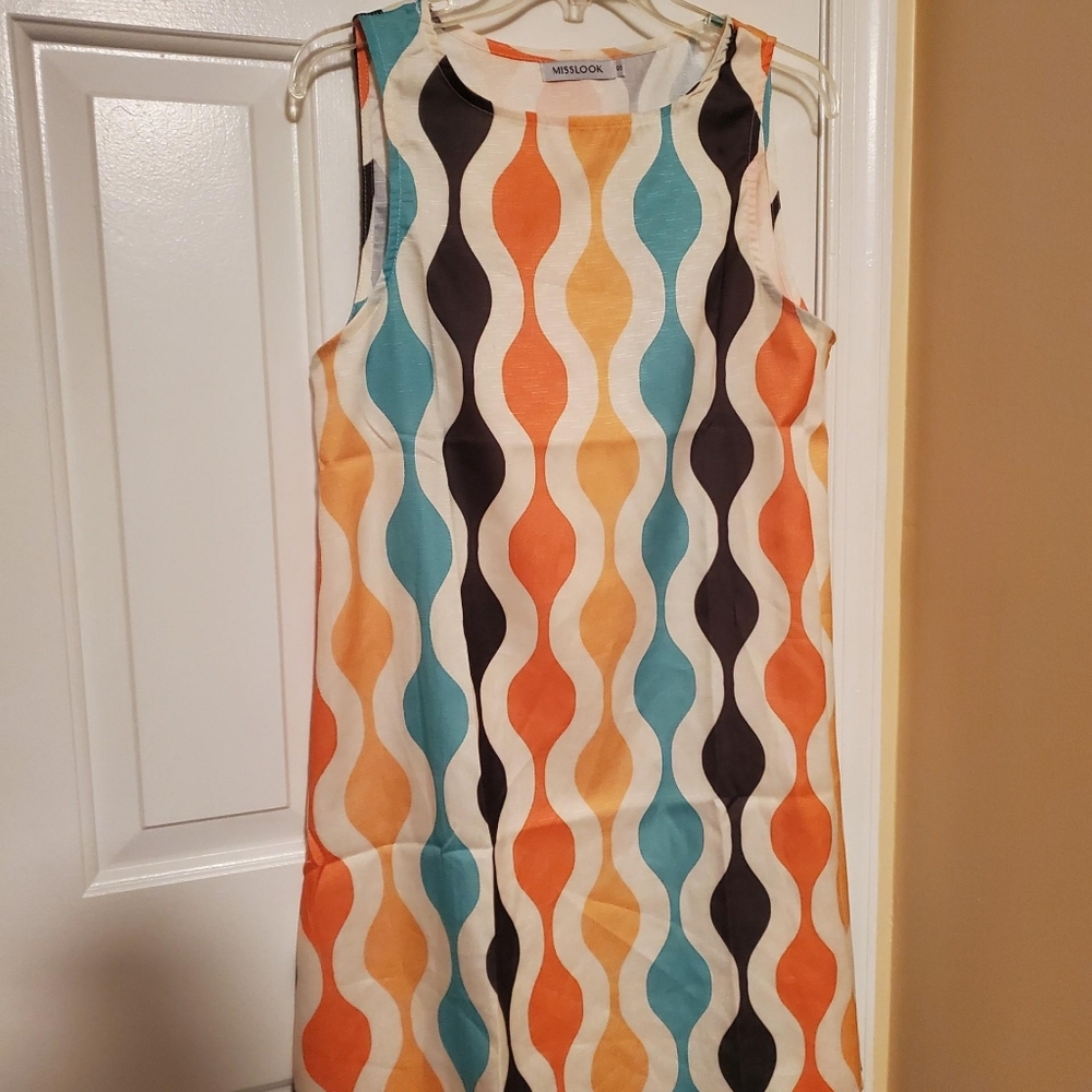 Super cute and colorful sleeveless cotton sundress